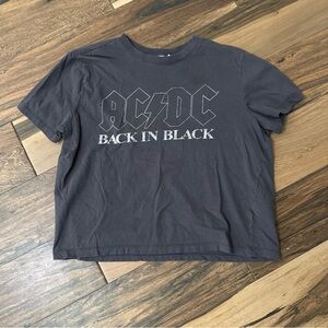 AC/DC Women's Tee - Charcoal Gray